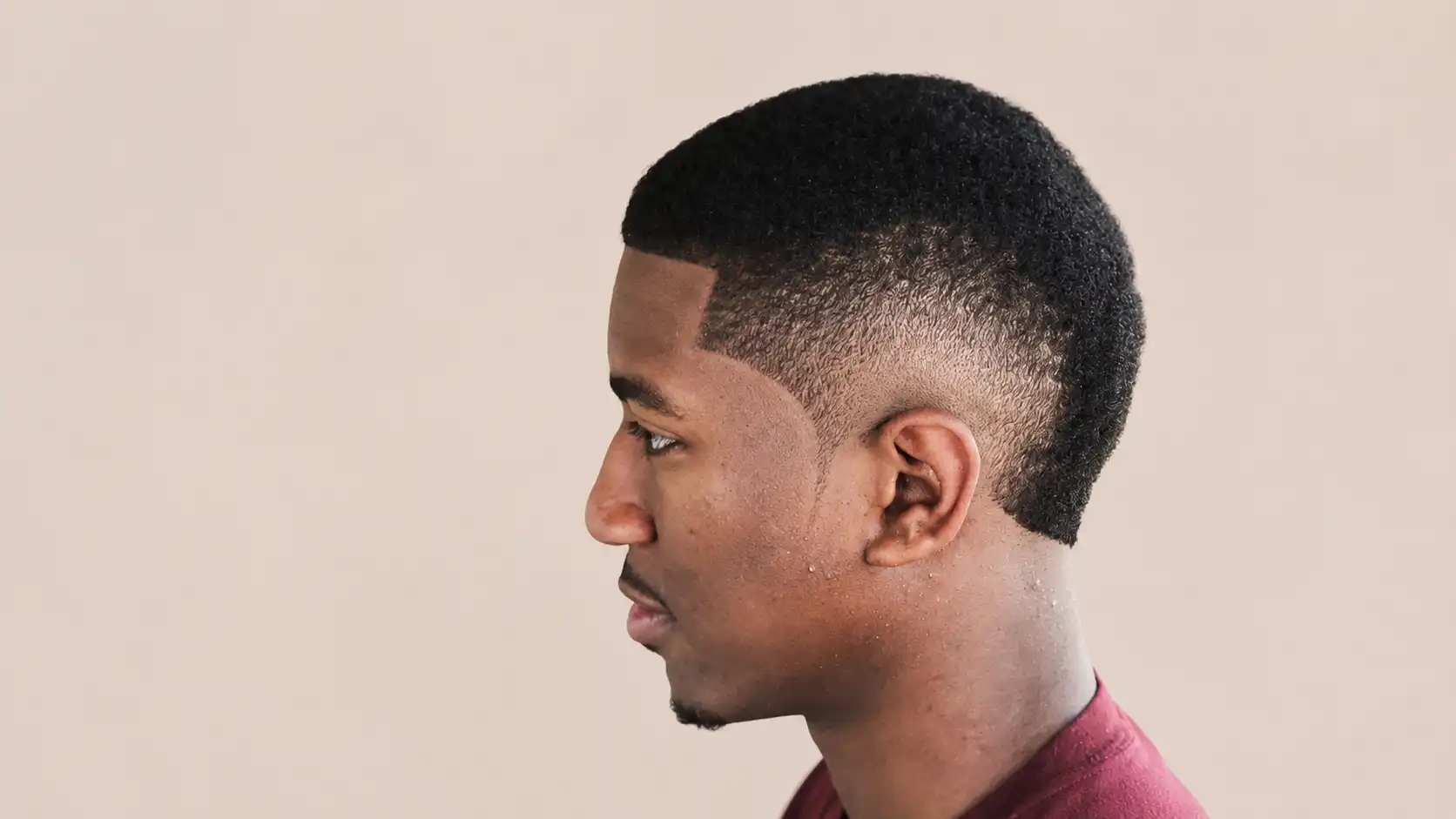 Buzz Cut with Mid Taper Fade