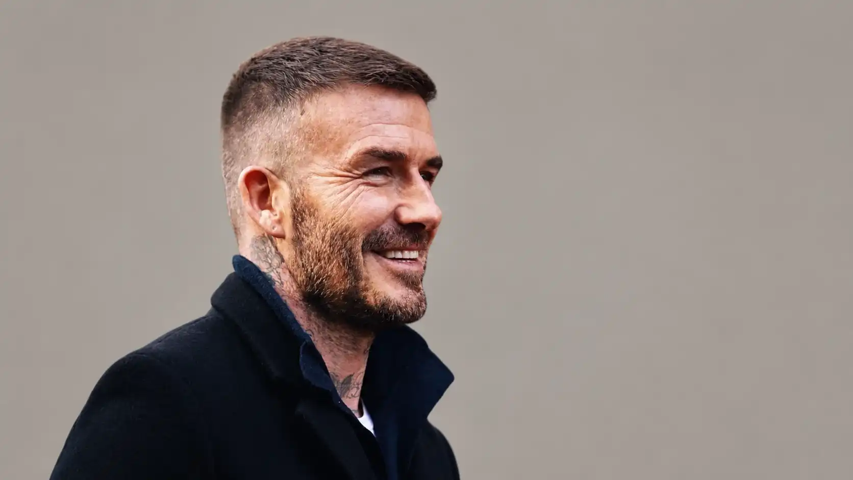 David Beckham Low Fade Hairstyle