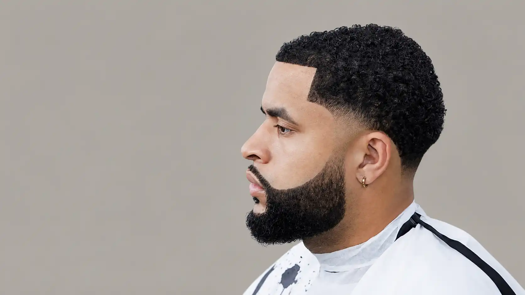 Low Fade with Beard