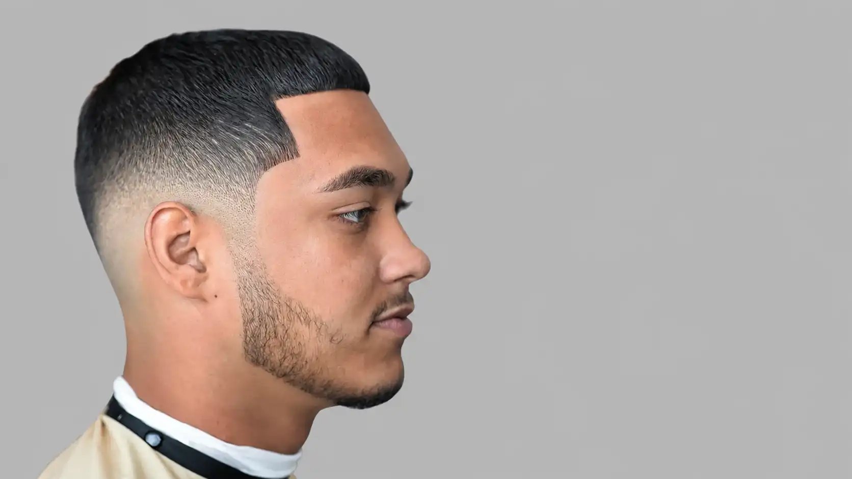 Low Fade with Straight Hair
