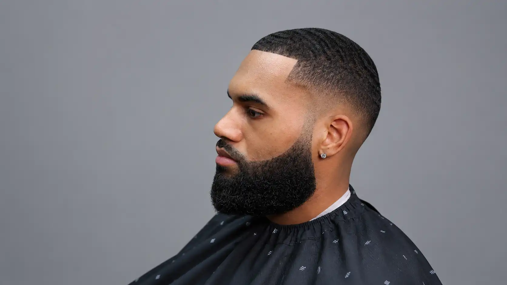 Mid Fade with Beard