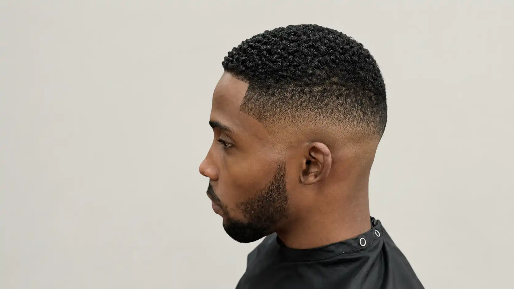 Mid Fade with Curls