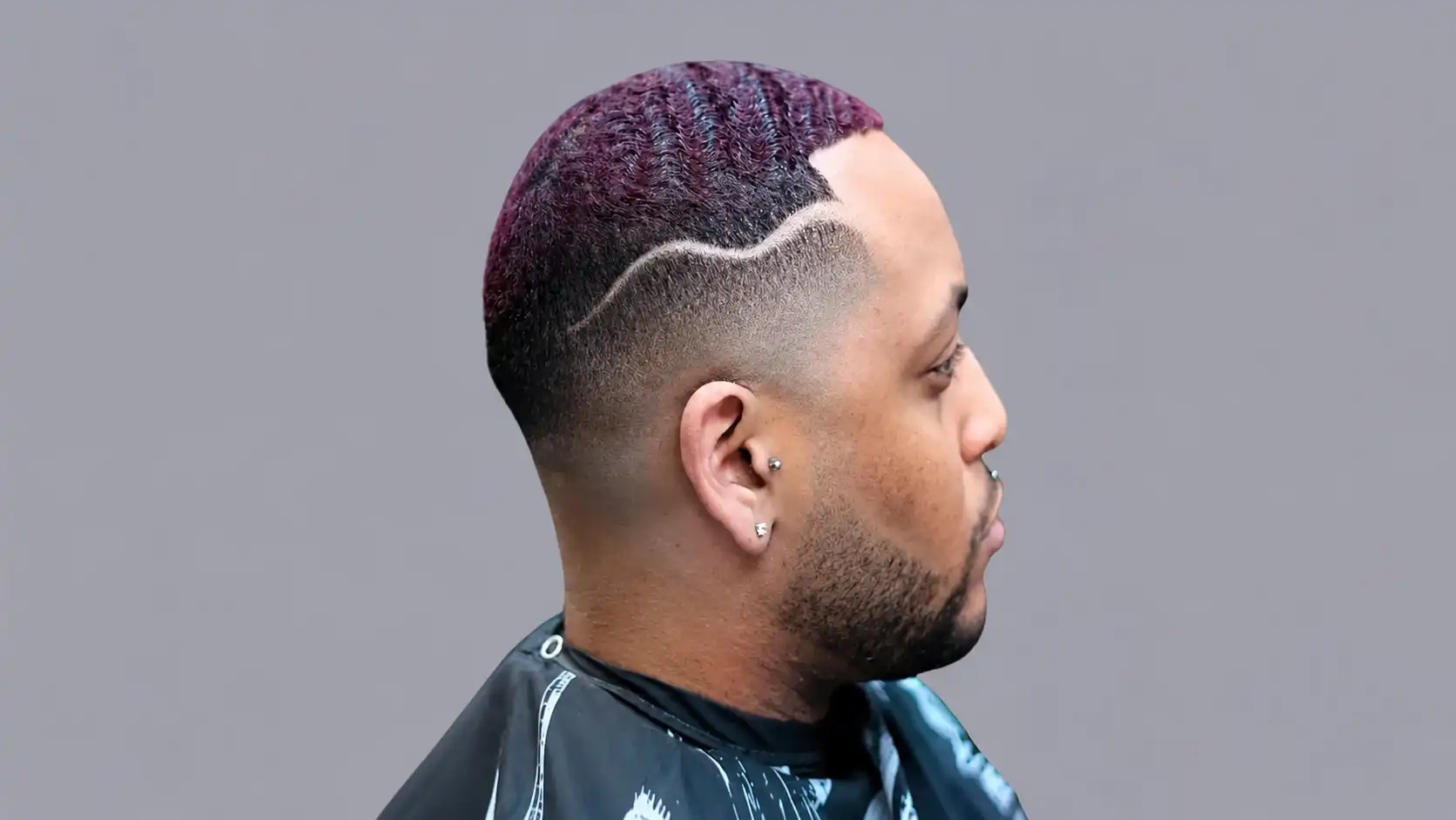Mid Temp Fade with Line Design