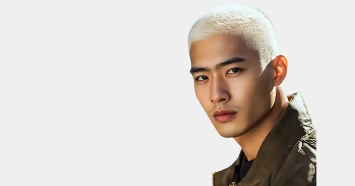 Blonde or Dyed Buzz Cut