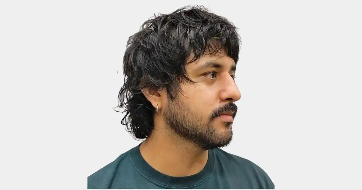 Coily Textured Shag with Beard
