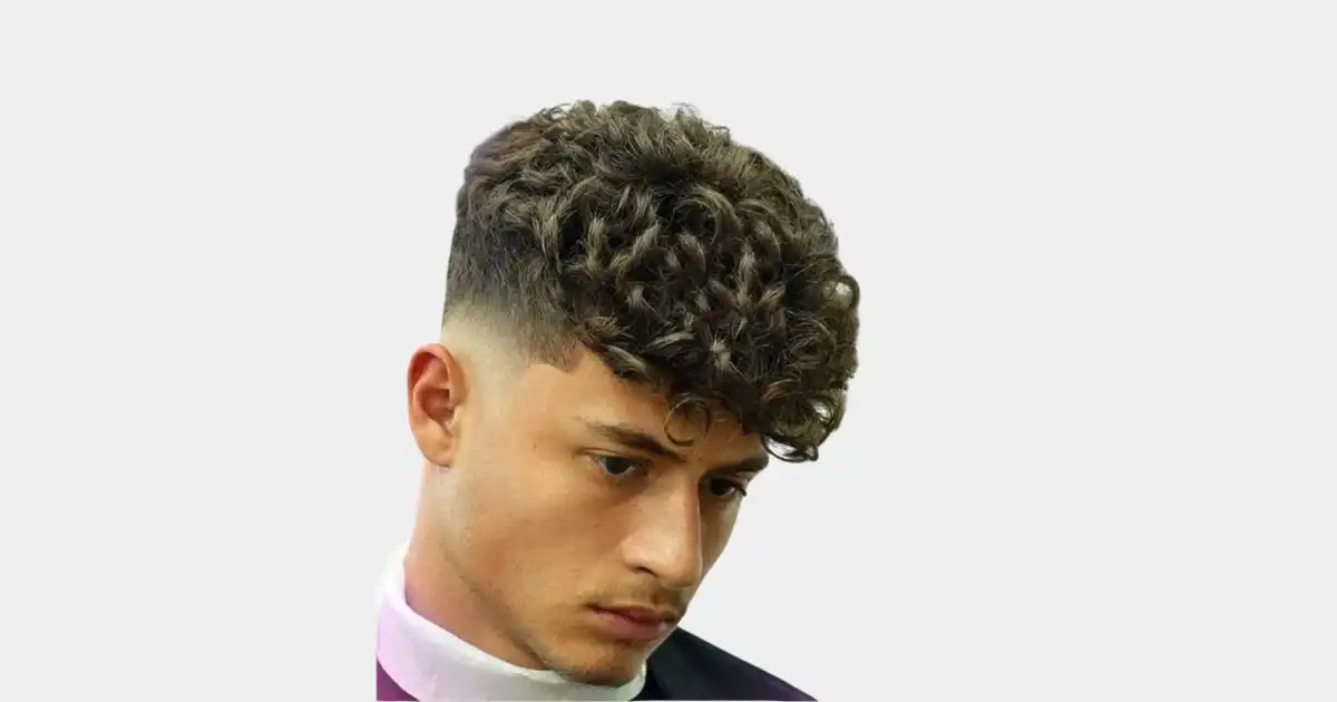 Curly Hair with Undercut Fade