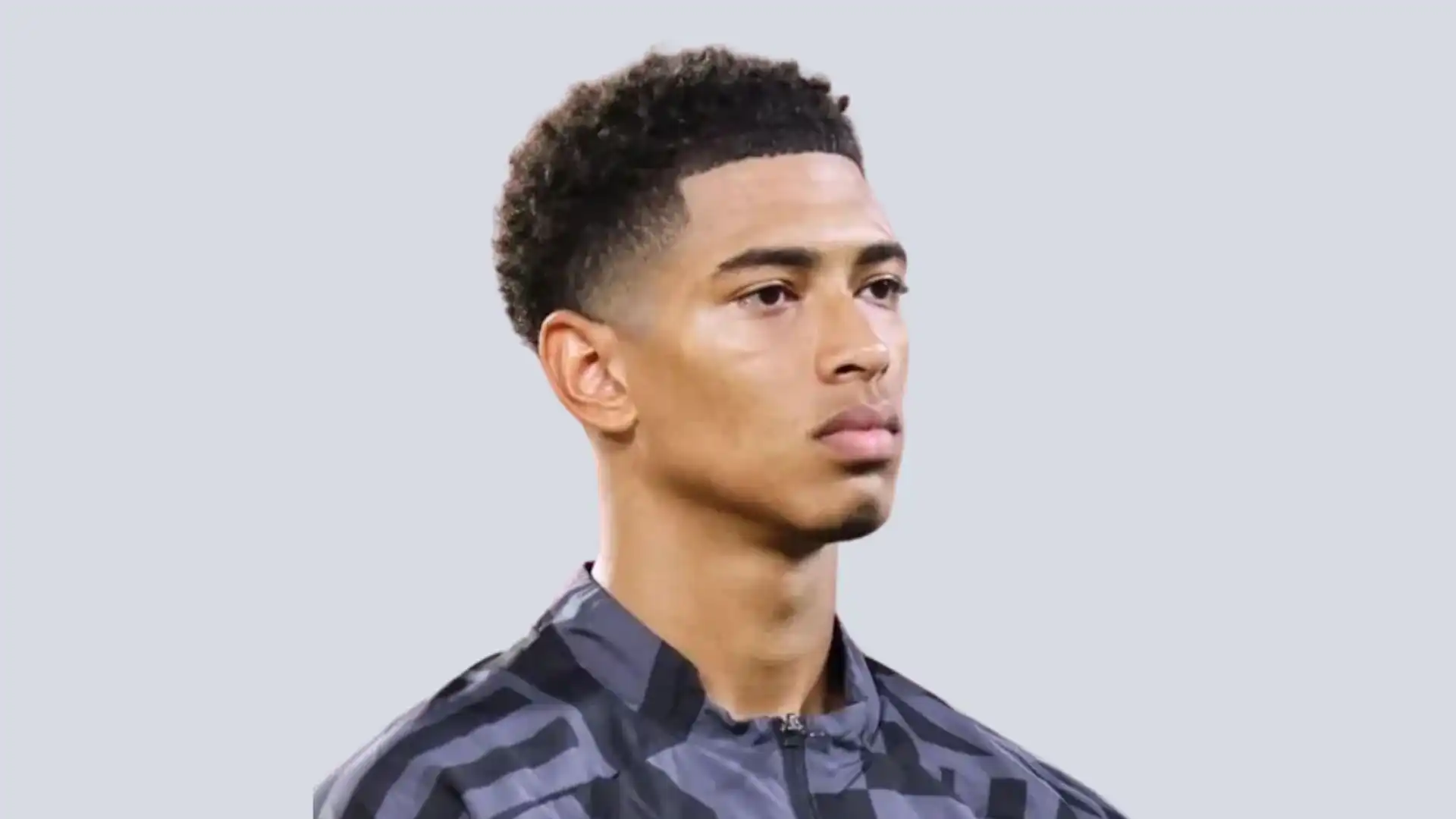 Jude Bellingham Curly Taper Fade