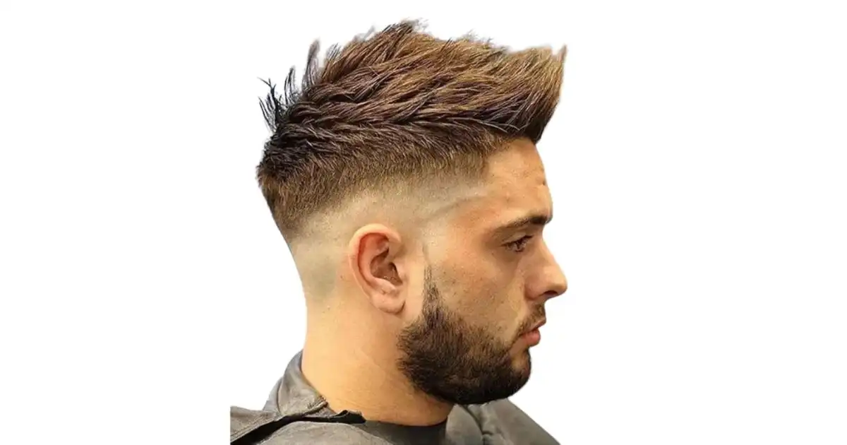 Long Textured Spikes with Fade