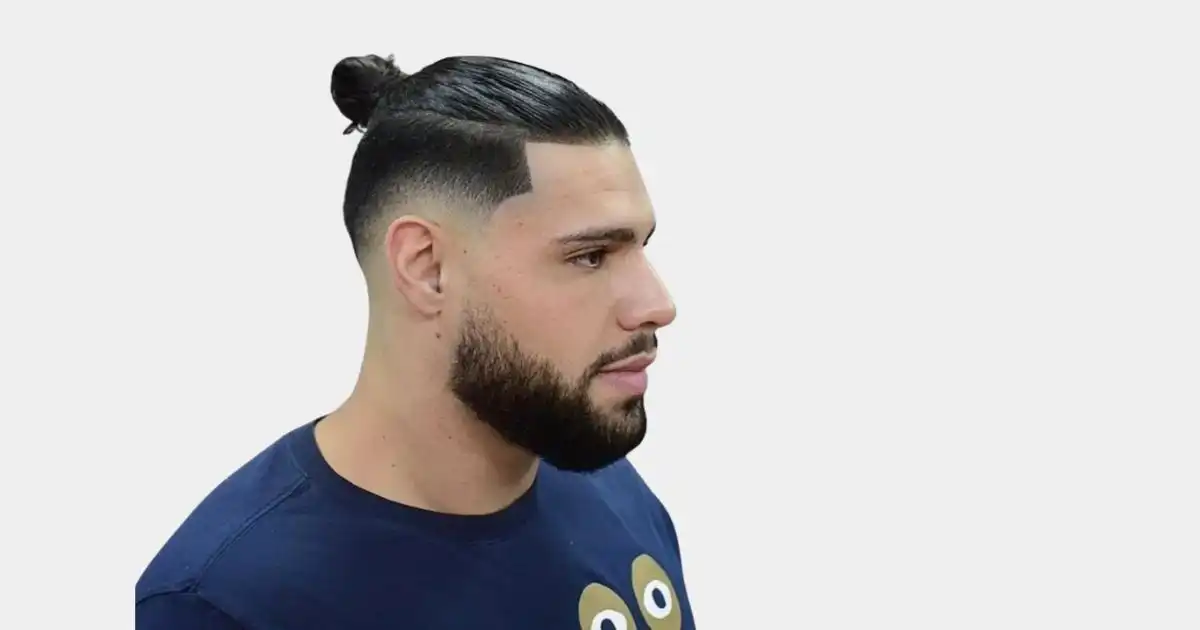 Man Bun with Undercut Fade