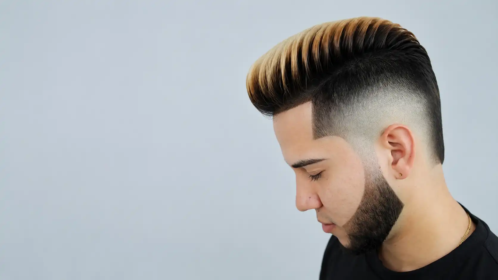 Mid Bald Fade