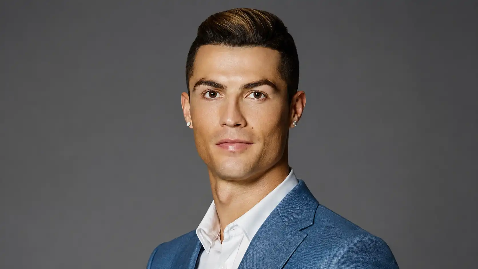 Ronaldo Slick Back with Fade