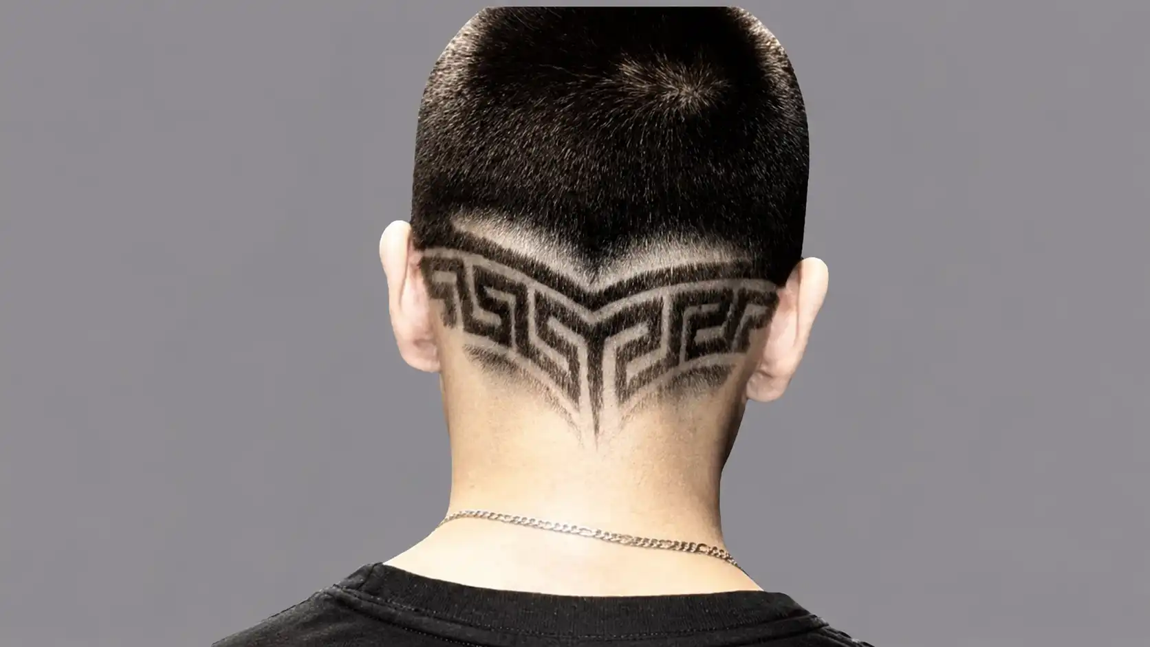 Shaved Cross and Tribal Haircut