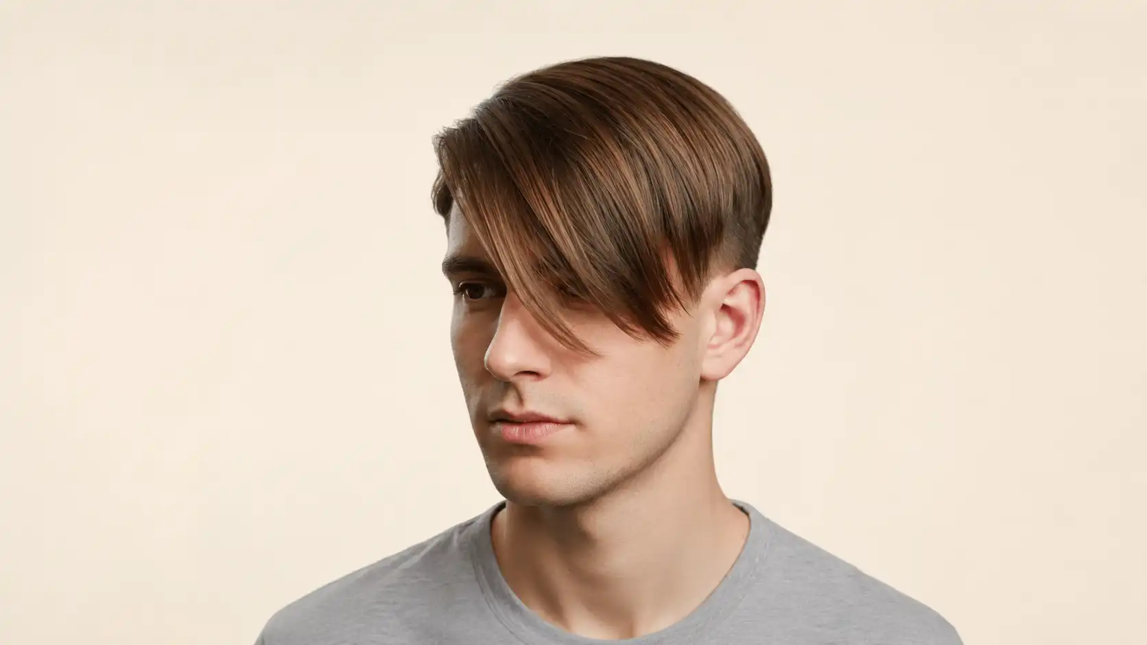 Side-Swept Fringe with Short Sides