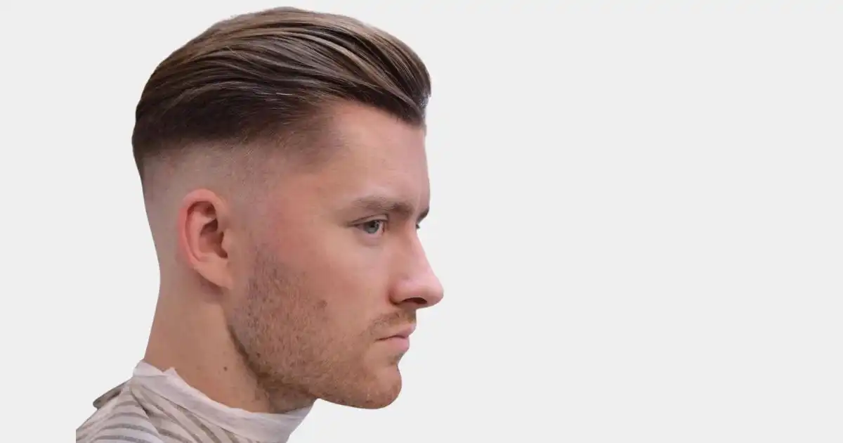 Side-Swept Ivy League with Low Taper