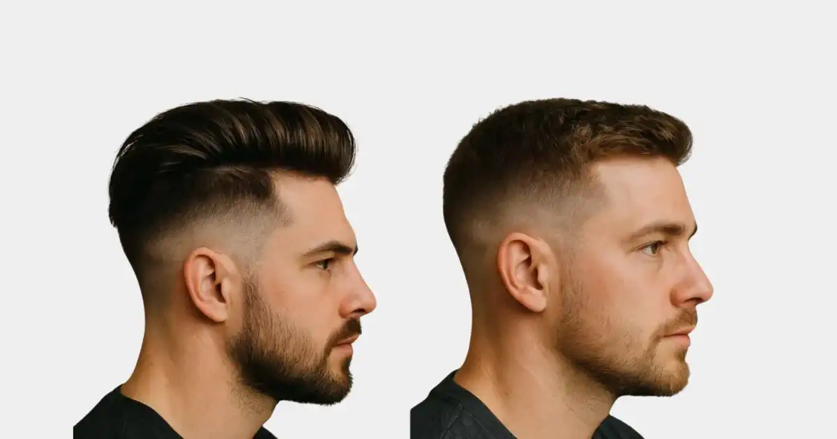 Undercut vs Fade haircuts