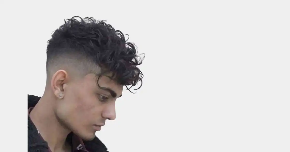 Wavy Hair Undercut Fade