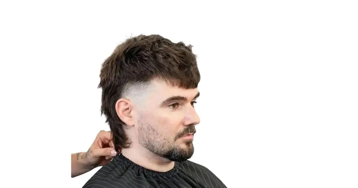 Burst Fade Mullet