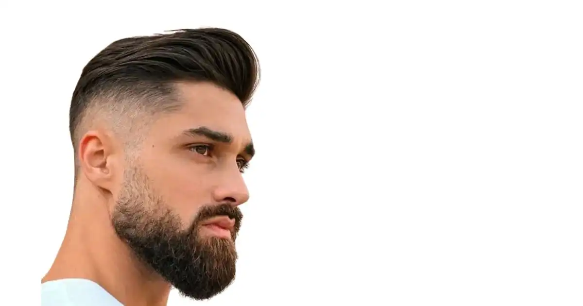 Burst Fade with Beard