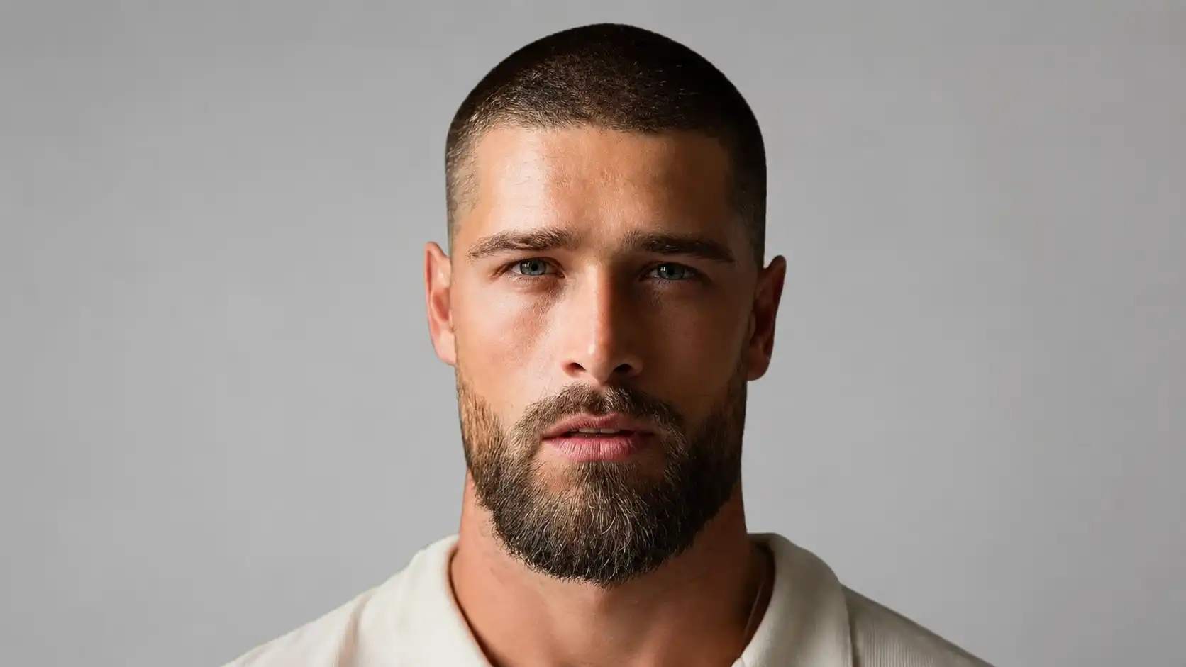 Buzz Cut with Low Taper Fade