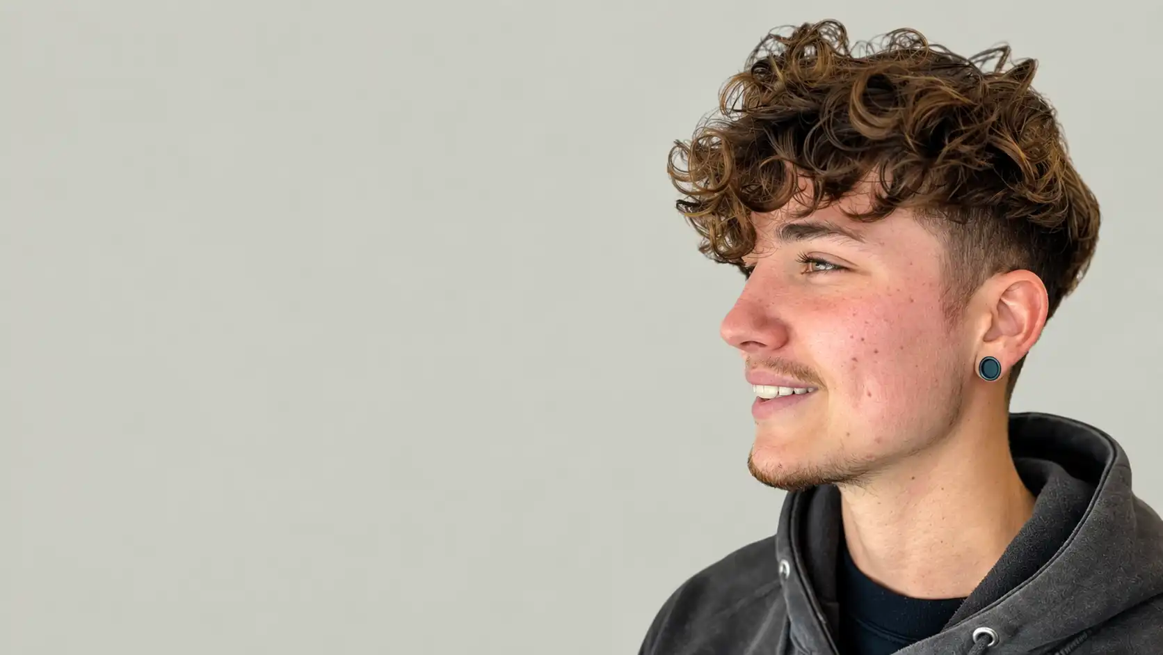 Curly Fringe Haircut