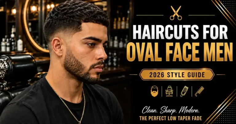 Haircuts for Oval Face Men