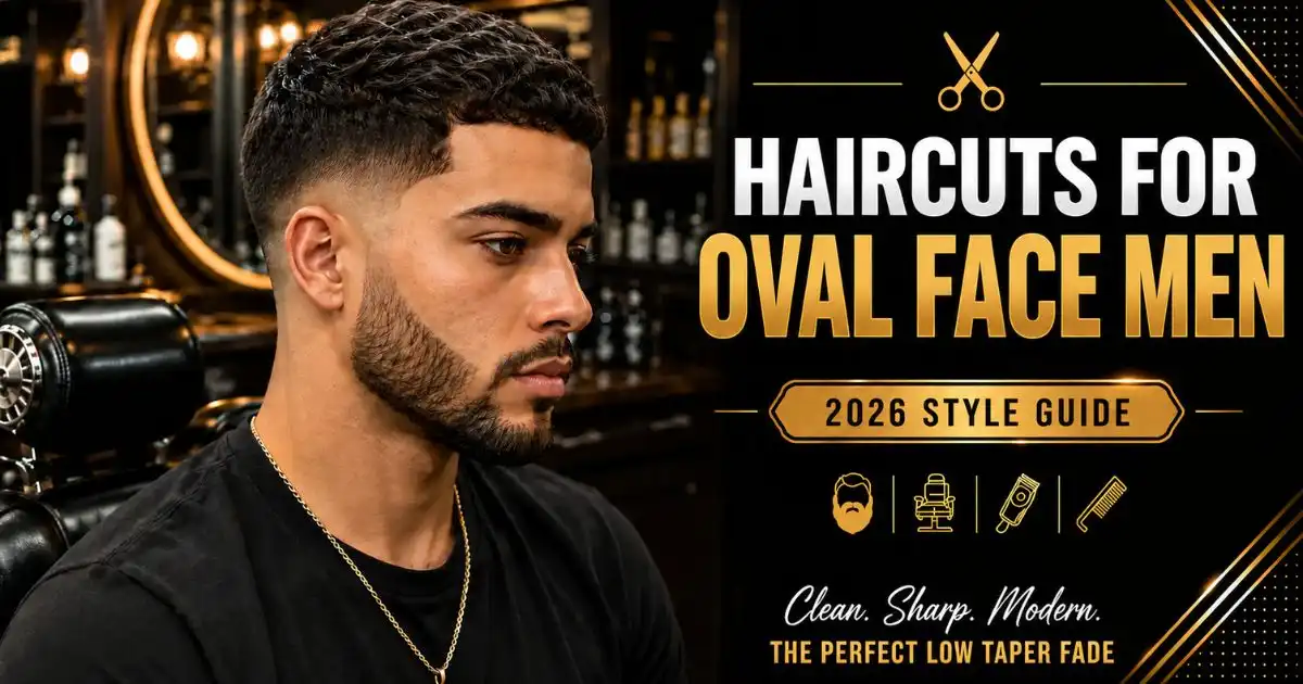Haircuts for Oval Face Men