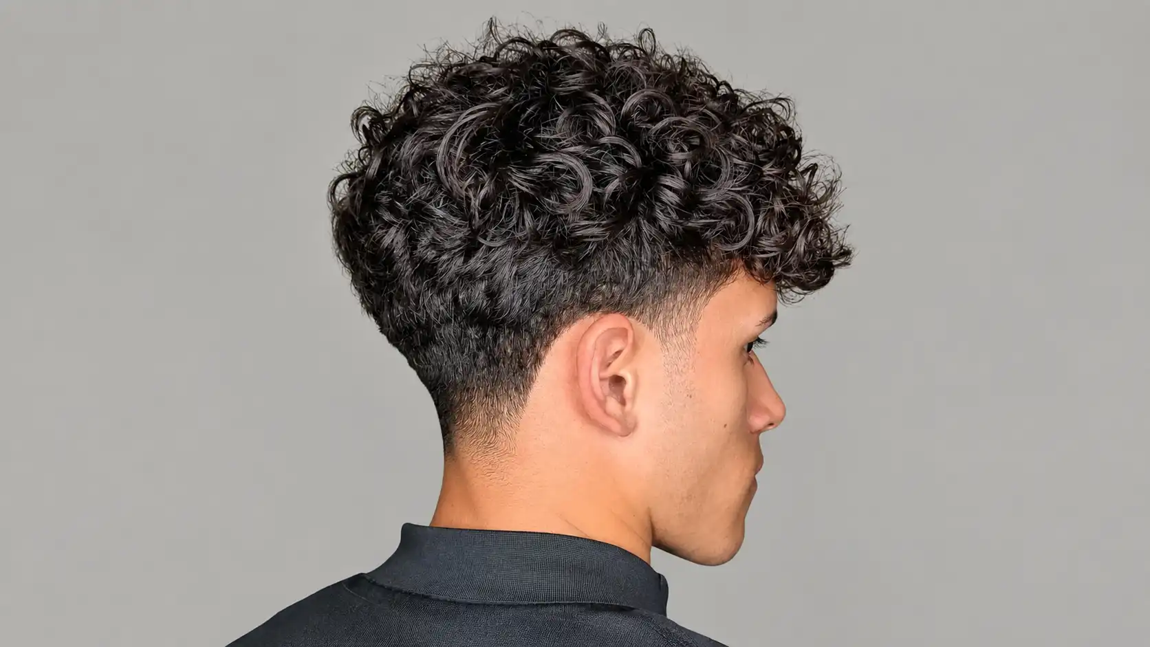 Low Fade with Curly Hair