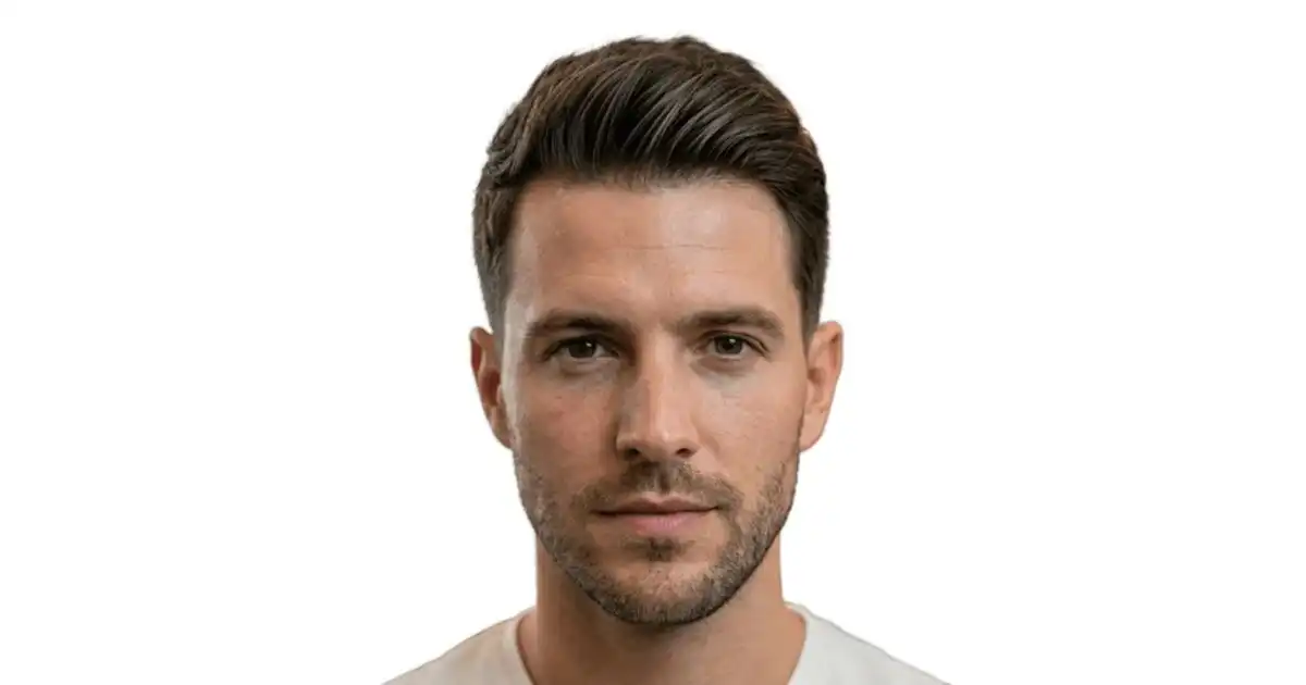 Classic Side Part with Tapered Sides